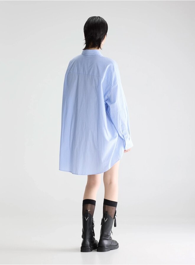 Jinner dress blue stripe