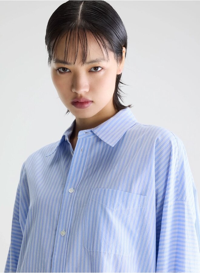 Jinner dress blue stripe