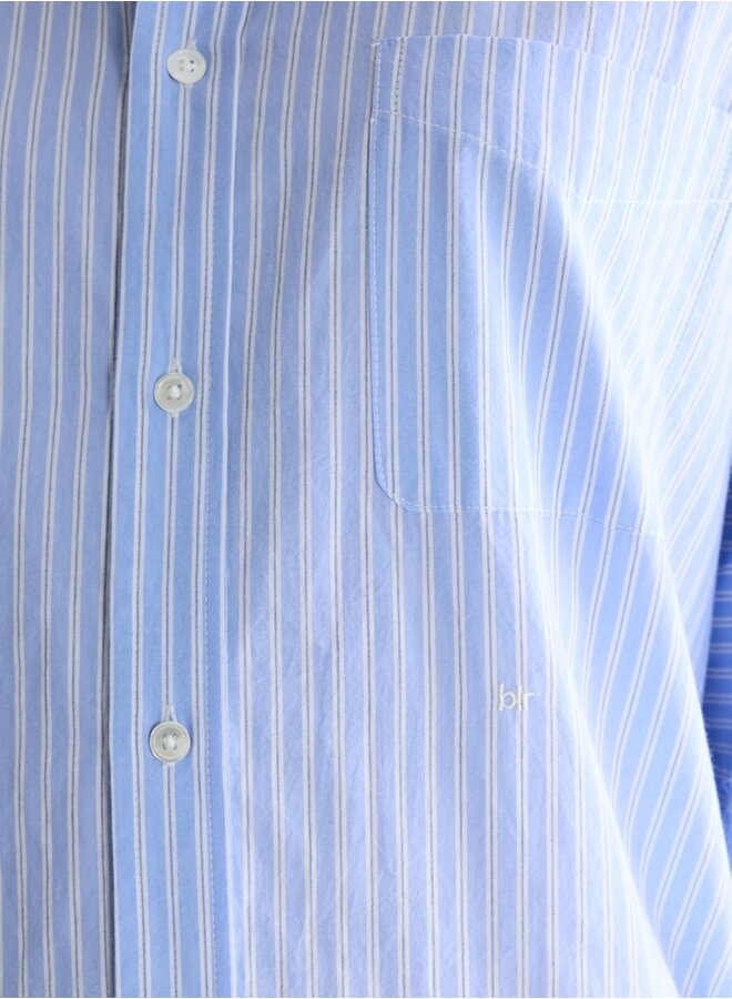 Jinner dress blue stripe