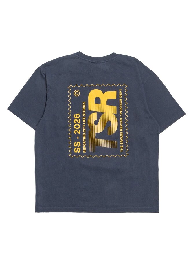 Stamp Navy tee