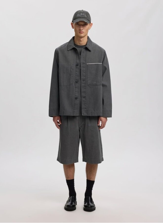 Anrfloki denim jacket grey