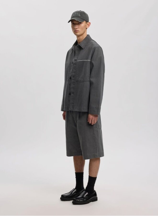 Anrfloki denim jacket grey