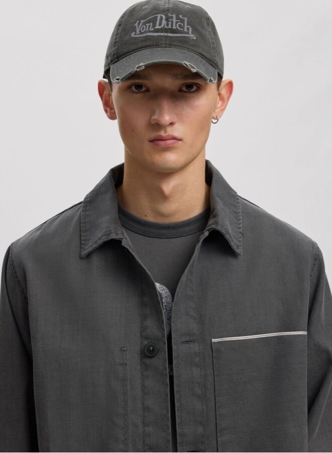 Anrfloki denim jacket grey