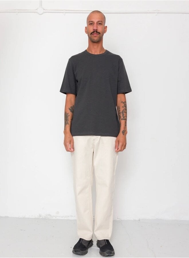 Slub tee soft black