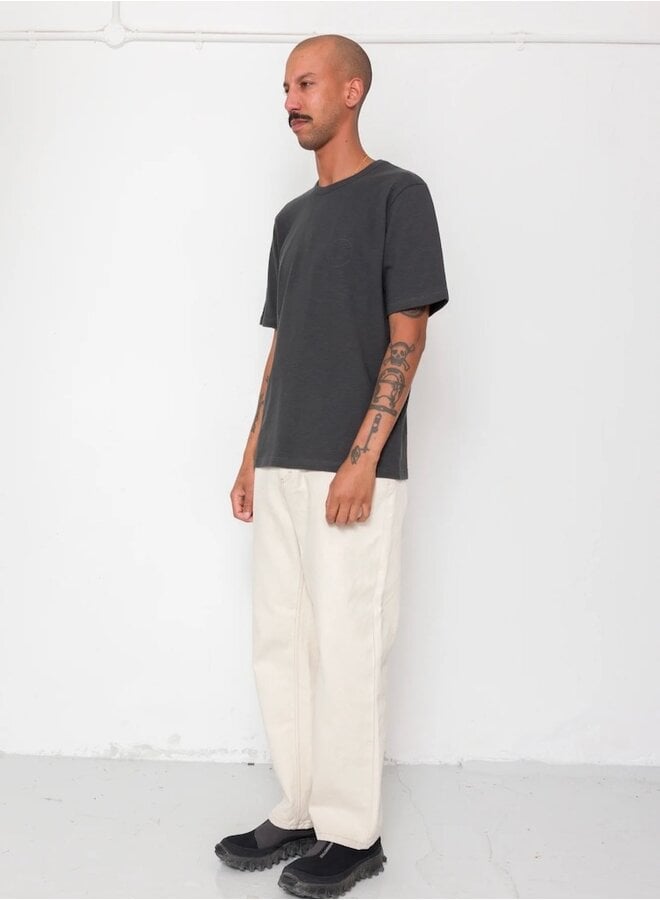 Slub tee soft black