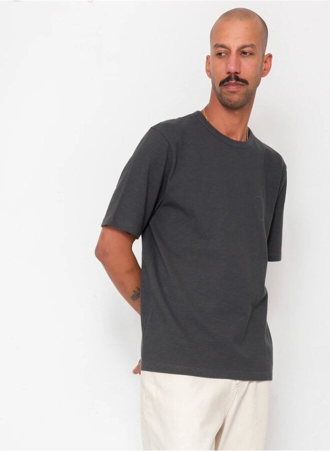 Slub tee soft black