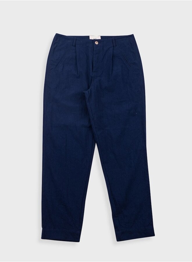Assembly pant dark navy crinkle