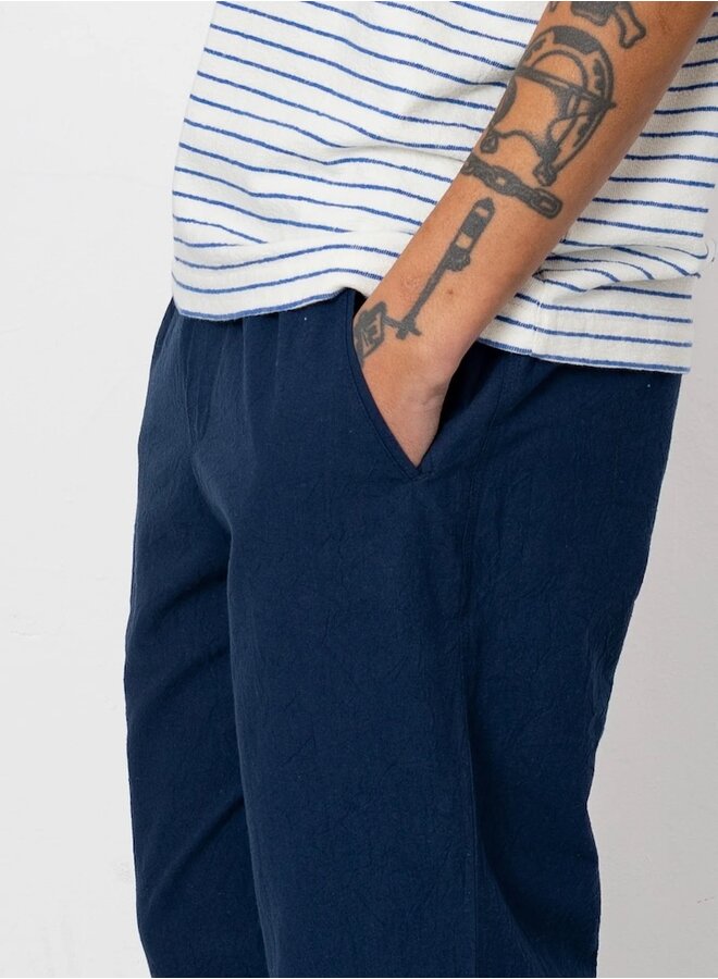 Assembly pant dark navy crinkle