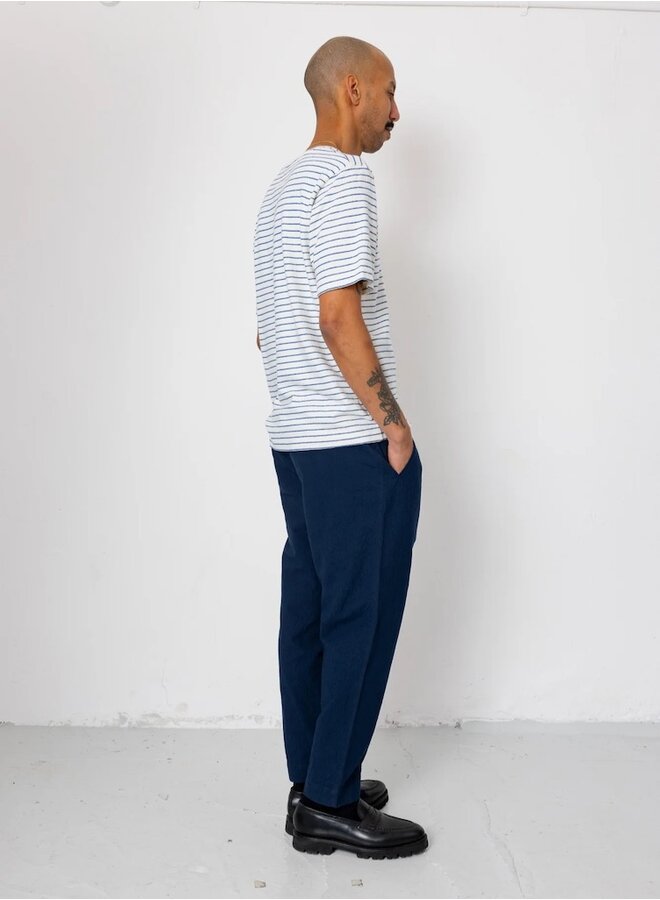 Assembly pant dark navy crinkle