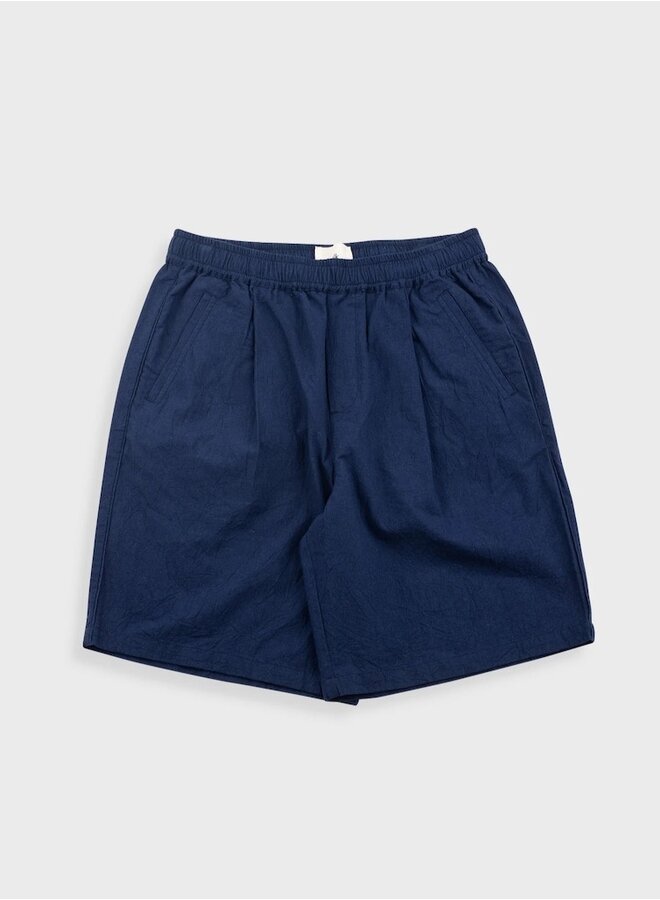 Assembly short crinkle navy