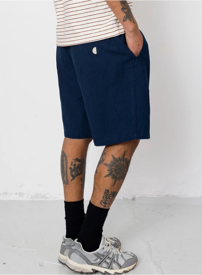 Assembly short crinkle navy