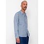 Easy fit indigo check