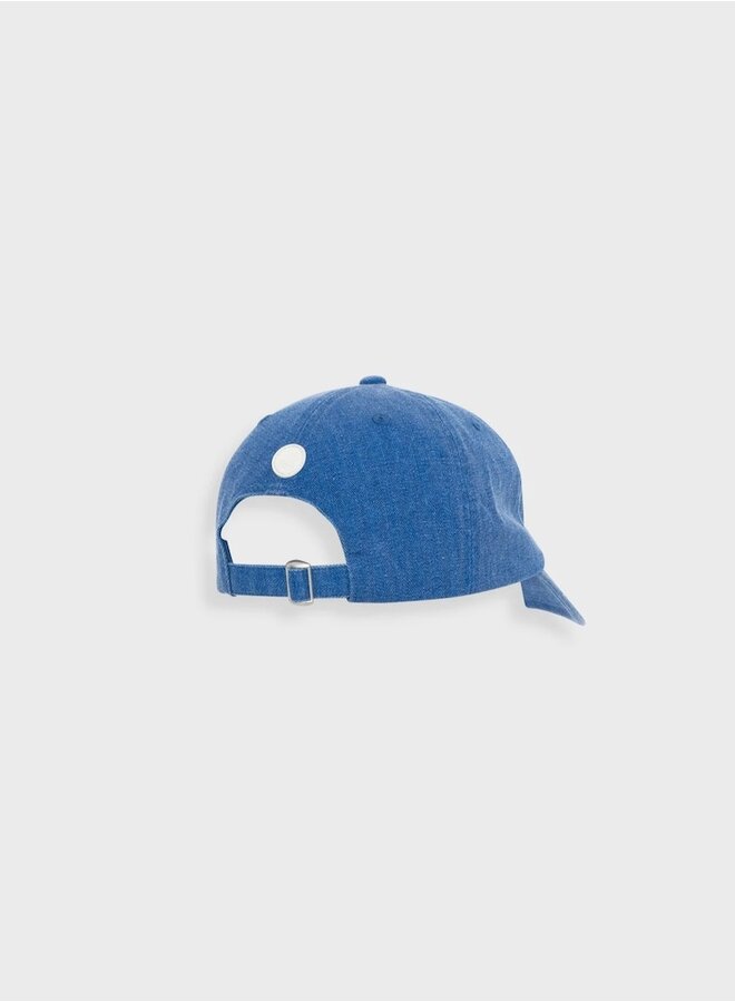 Cap herringbone blue