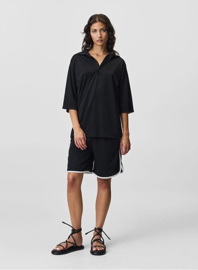 Jordy shorts black mesh stripe