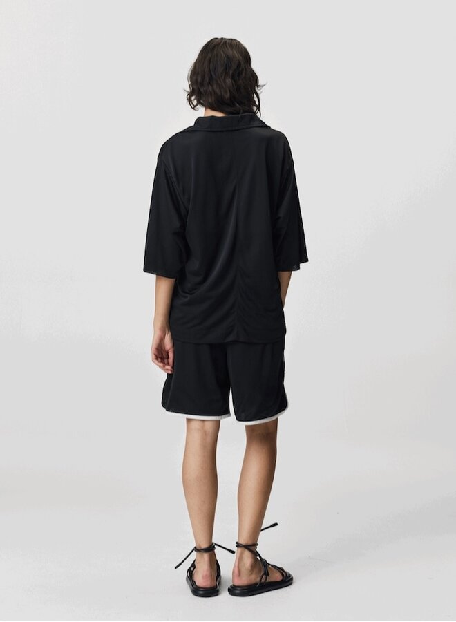 Jordy shorts black mesh stripe
