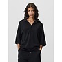 Burio polo black mesh
