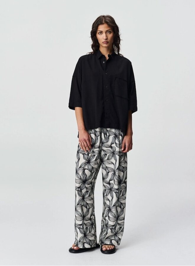 Smog shirt black rose