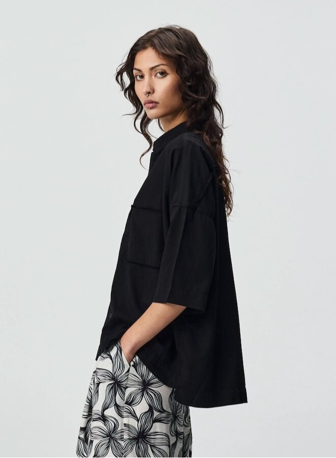 Smog shirt black rose