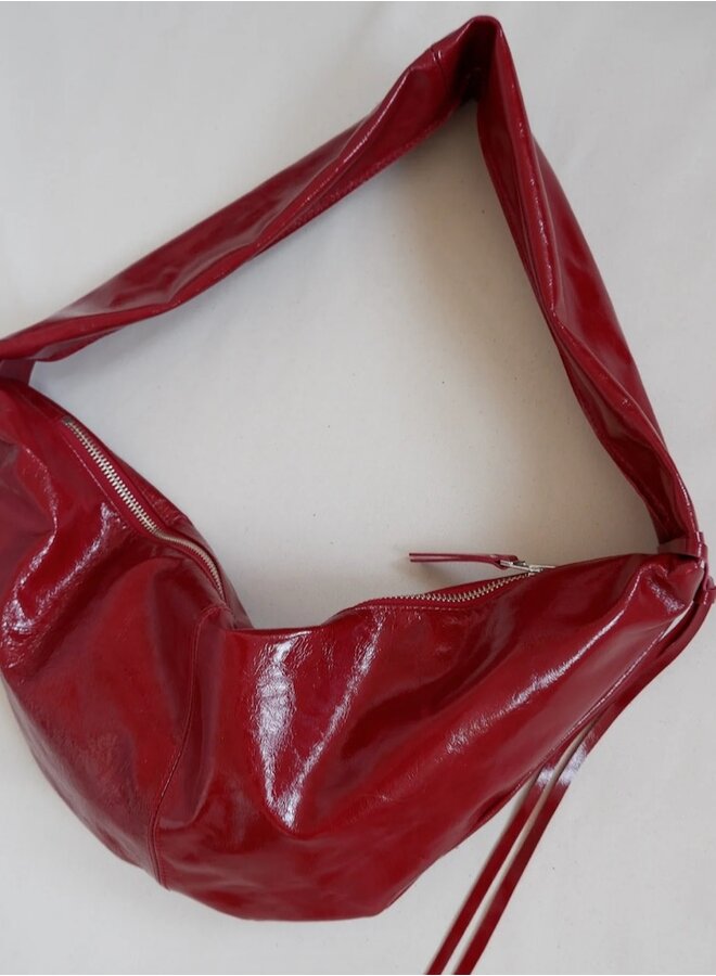 Banana bag - crushed red