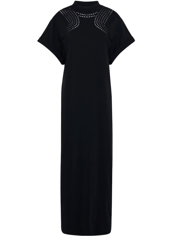 Cut out dress nero