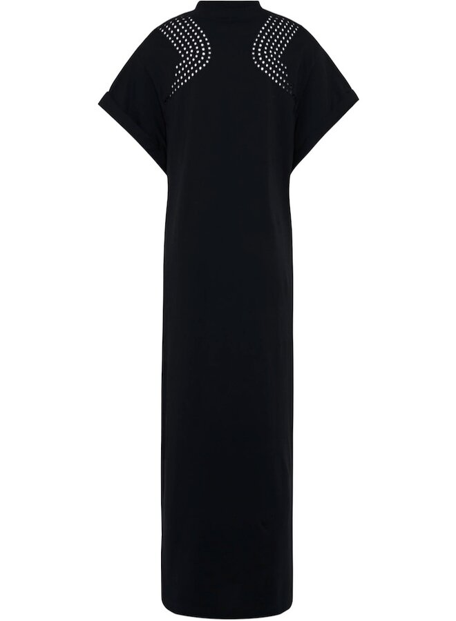 Cut out dress nero
