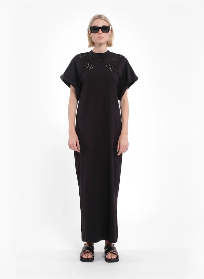 Cut out dress nero