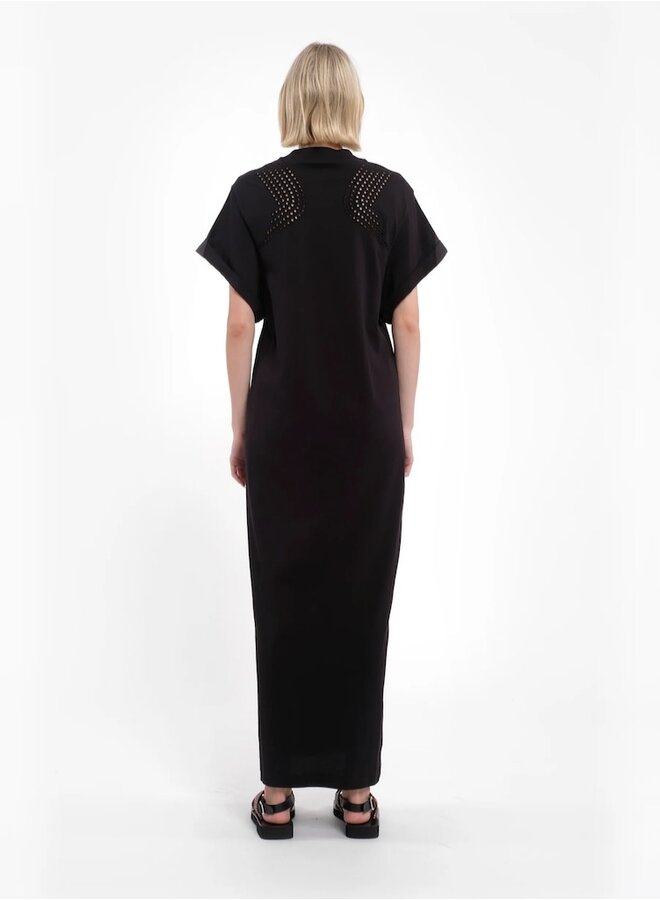 Cut out dress nero