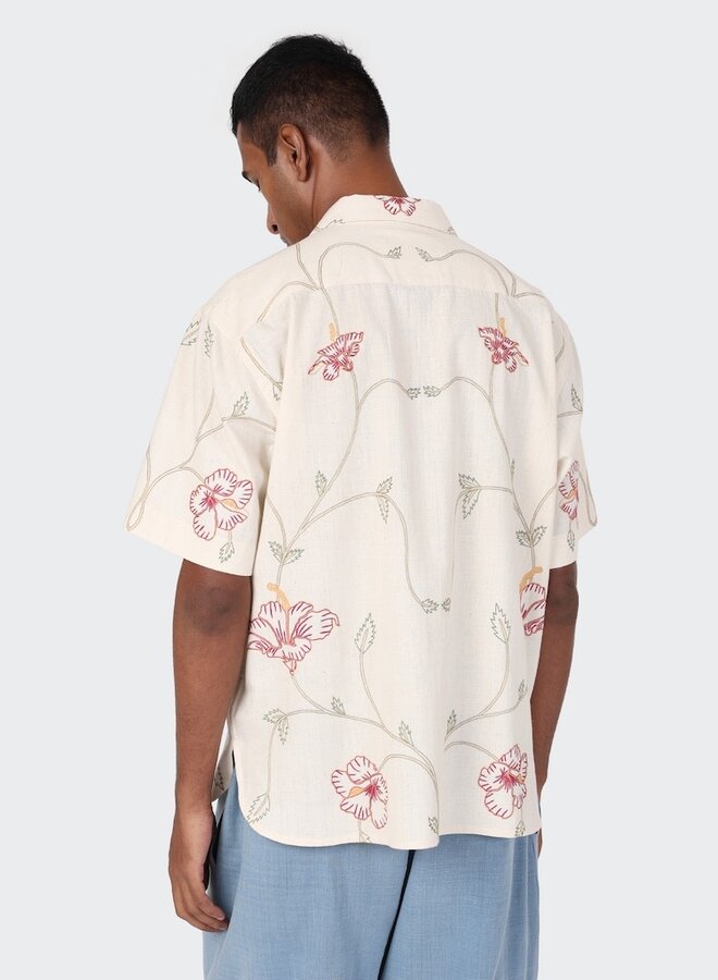Ronen shirt ecru embroidery