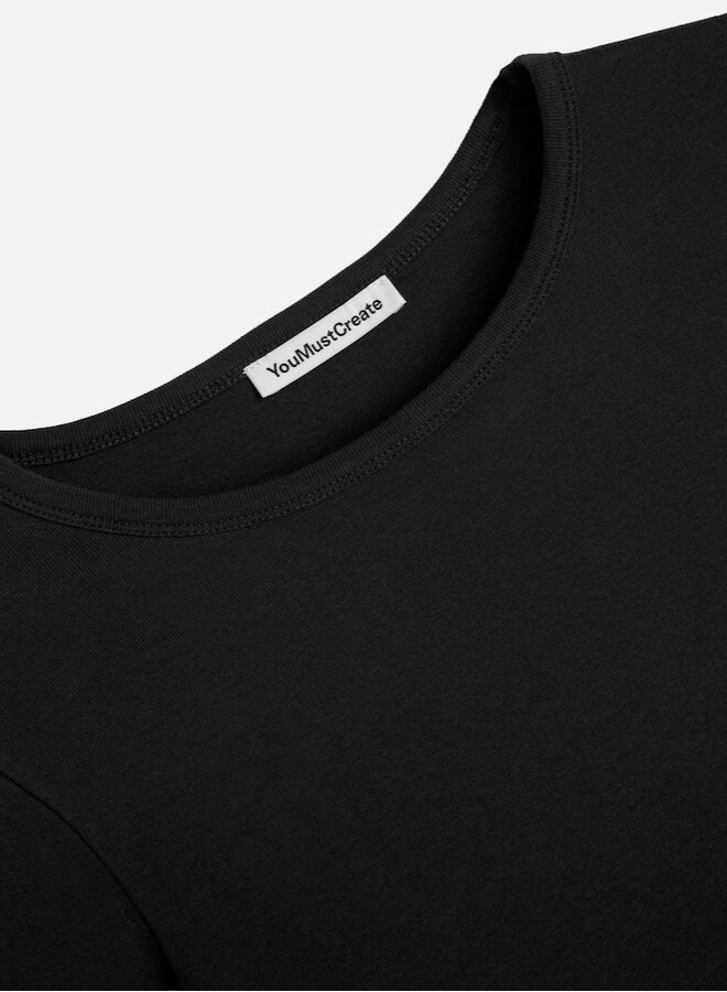 Charlotte top black