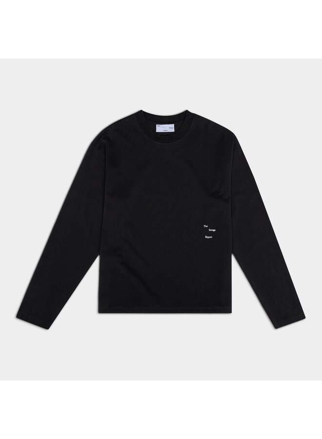 Logo bar Longsleeve charcoal