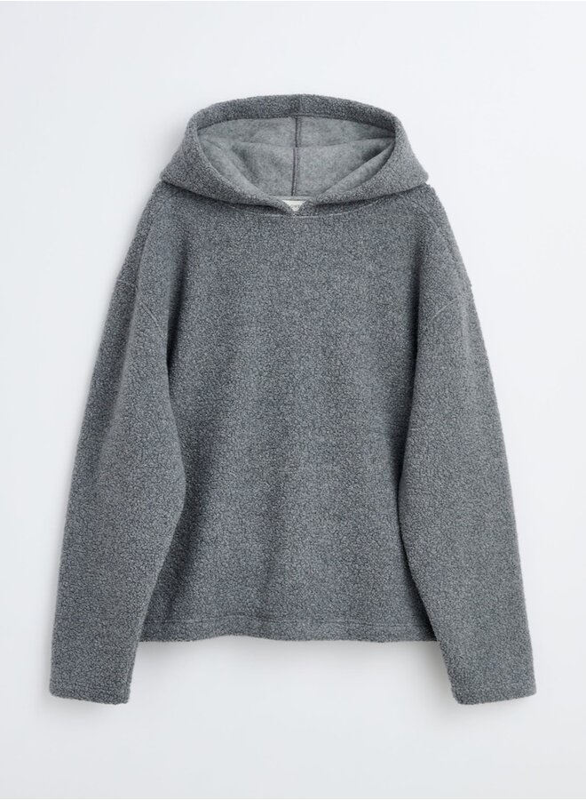 Wool hoodie grey