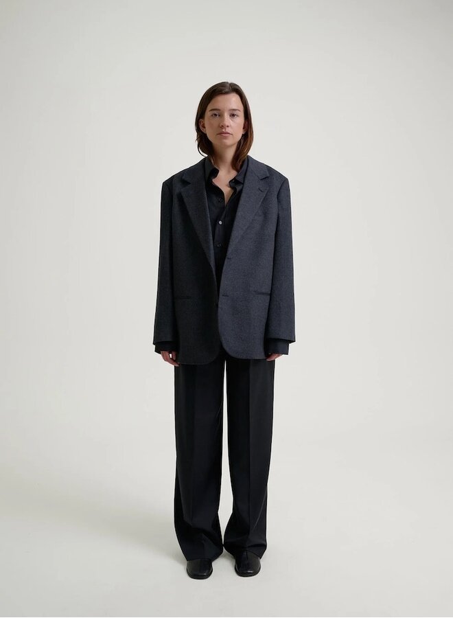 Oversized jacket charcoal