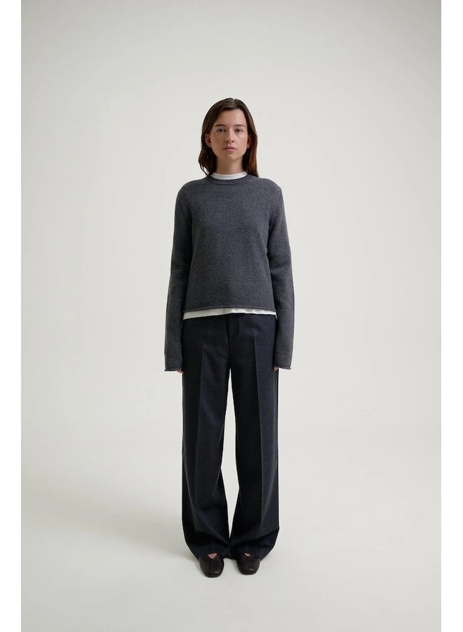 Wide leg charcoal