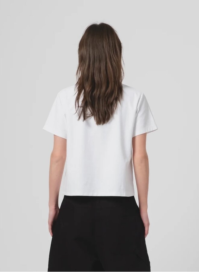 Pocket tee white