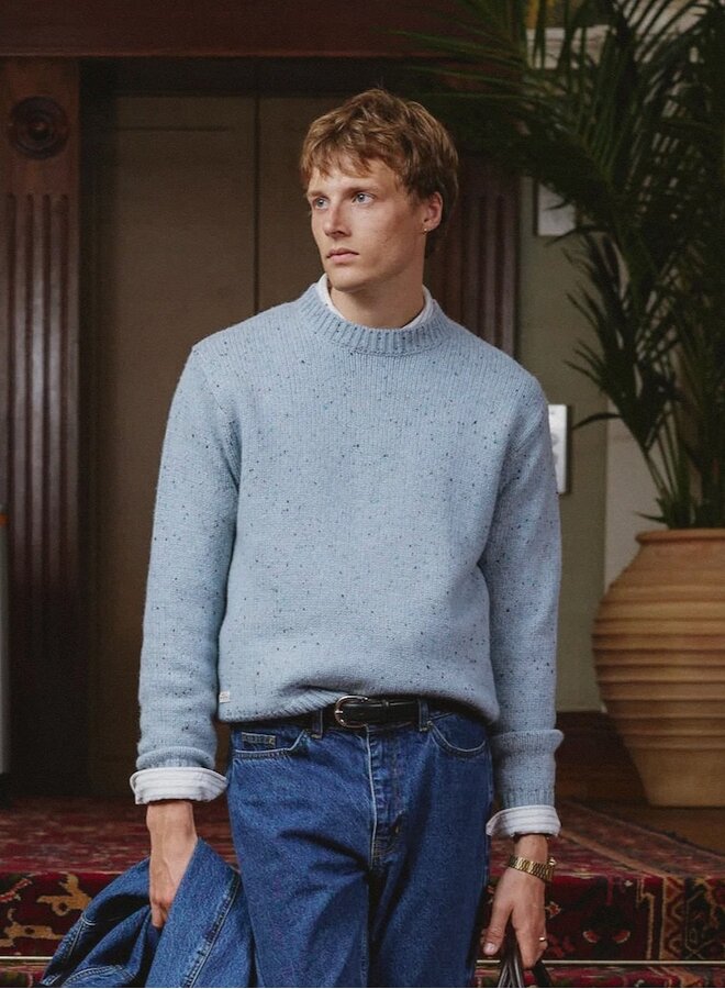 Rhodes boxy crew blue