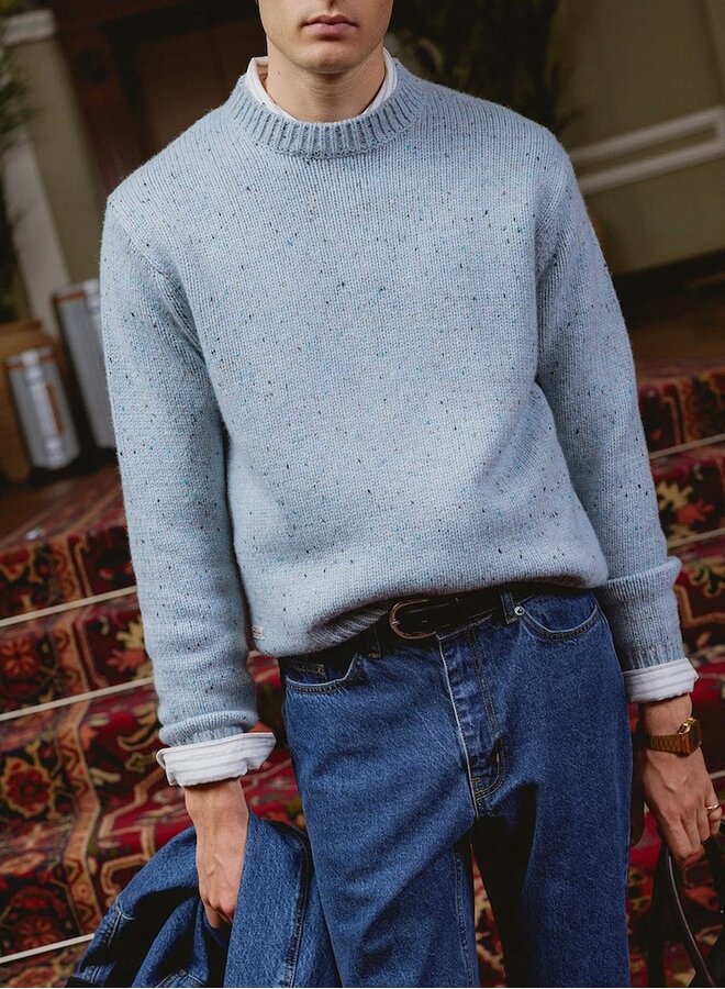 Rhodes boxy crew blue