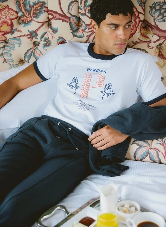 Tucker ringer tee white
