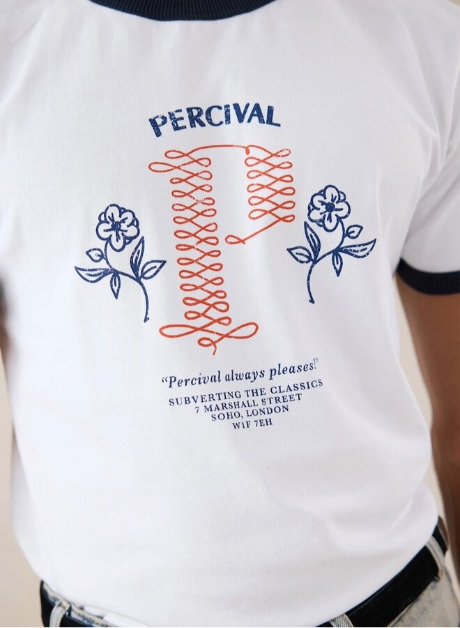 Tucker ringer tee white