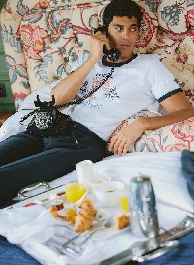 Tucker ringer tee white
