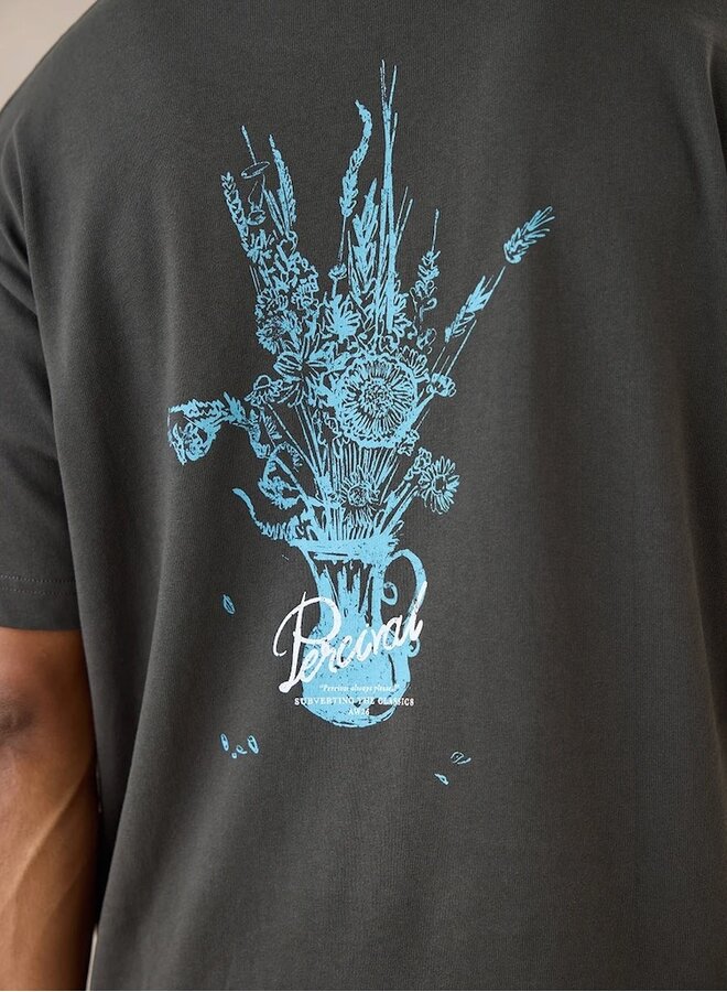 Dawson boxy tee charc
