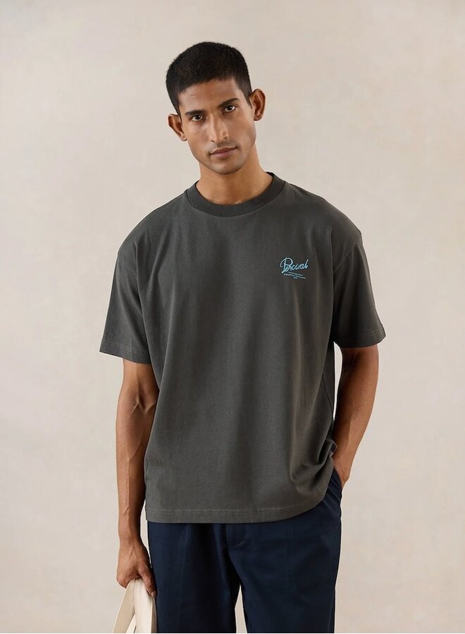 Dawson boxy tee charc
