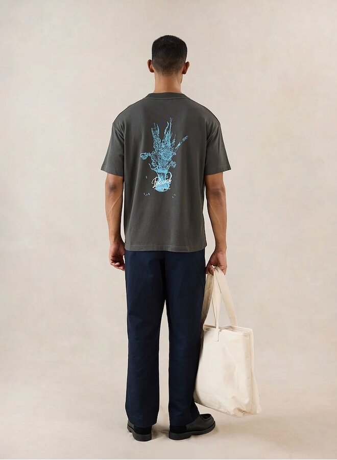 Dawson boxy tee charc