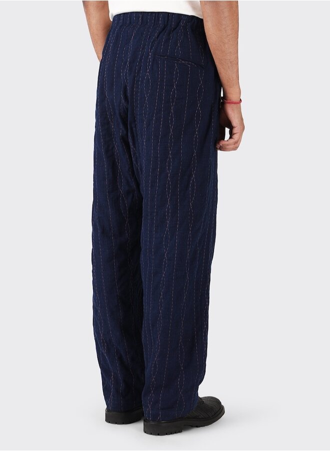 Taka embrod indigo