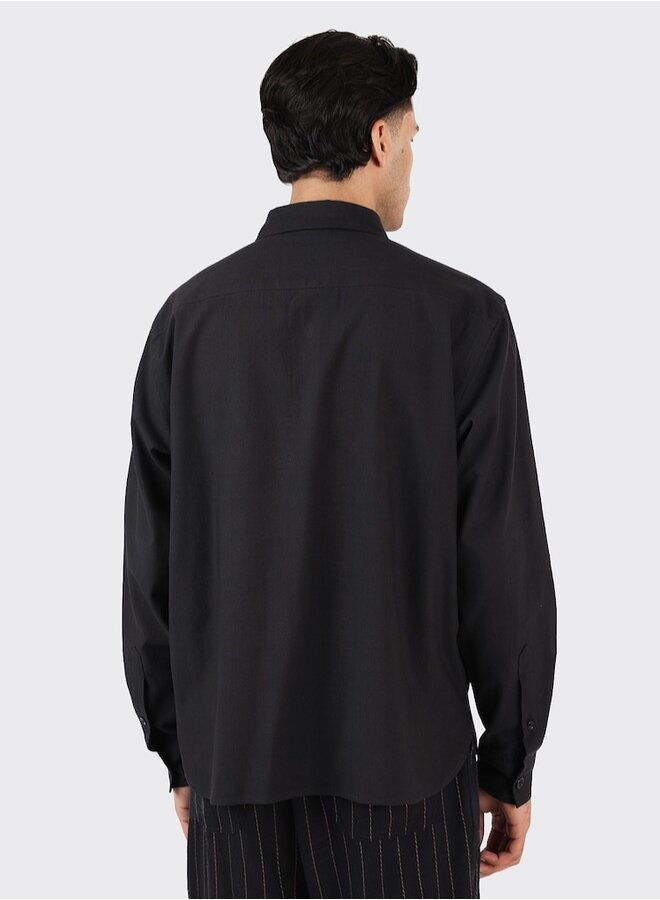 Luis shirt embrod black