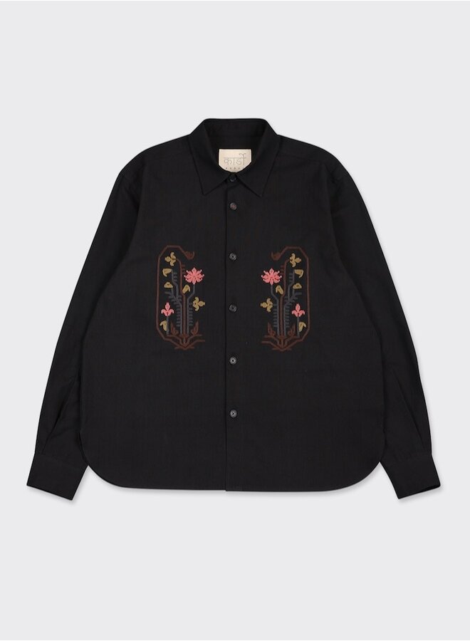 Luis shirt embrod black