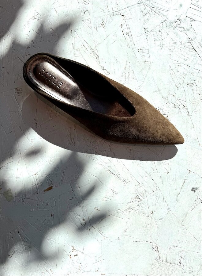 Scarpa velour kakhi