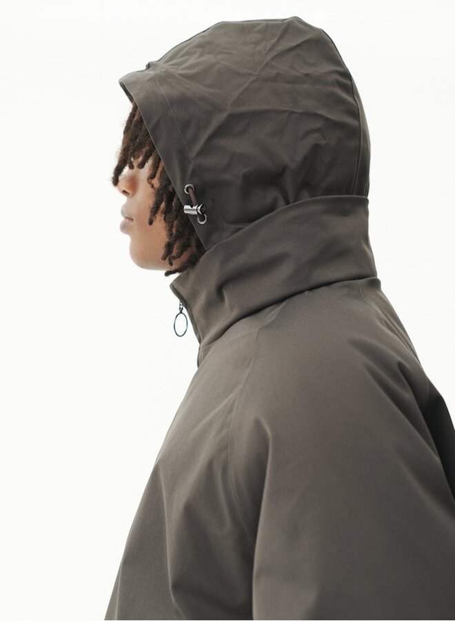 Short Tracker nin spin twill  faded coffee