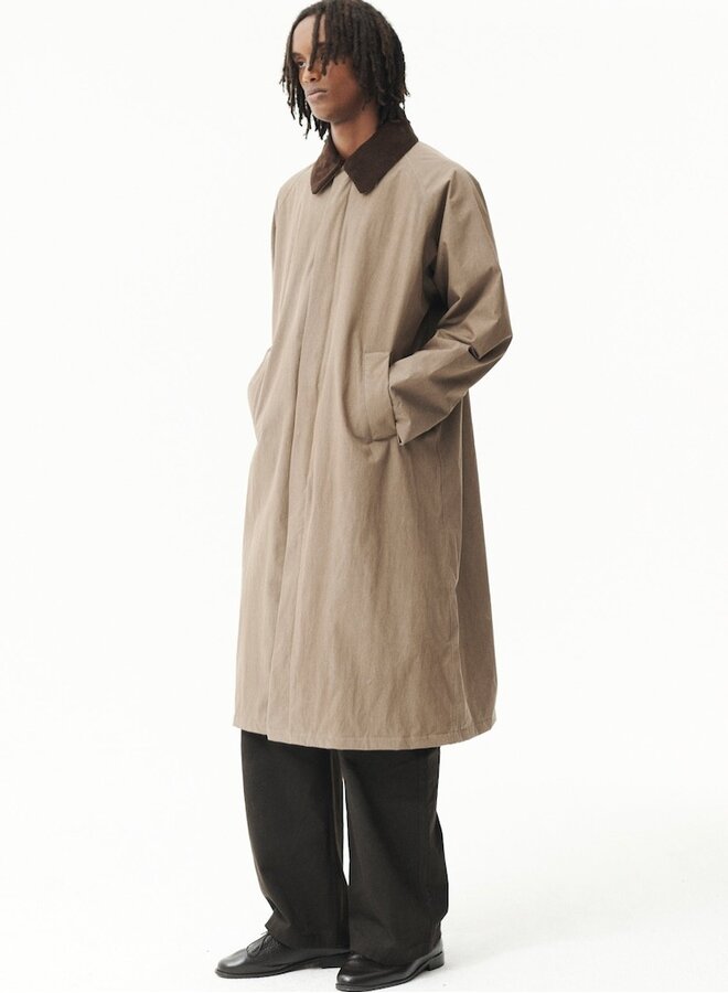 Long coach washed faded camel