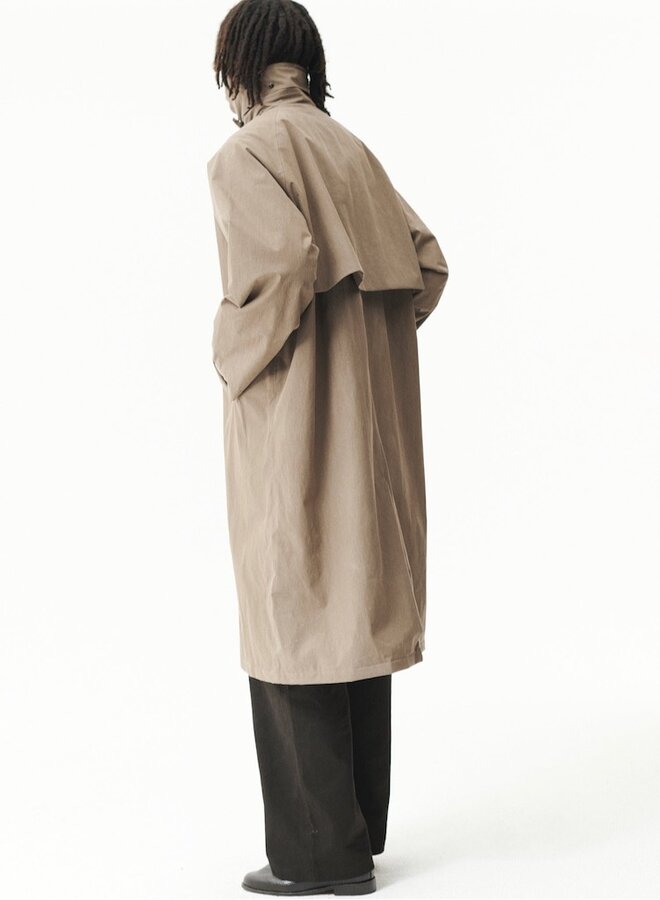 Long coach washed faded camel