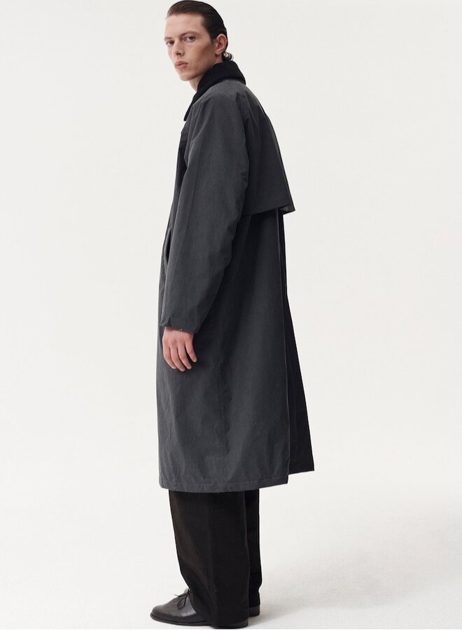 Long coach washed black